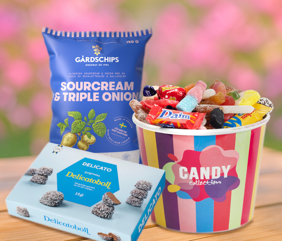 Tjäna pengar genom att sälja kakor, godis & chips