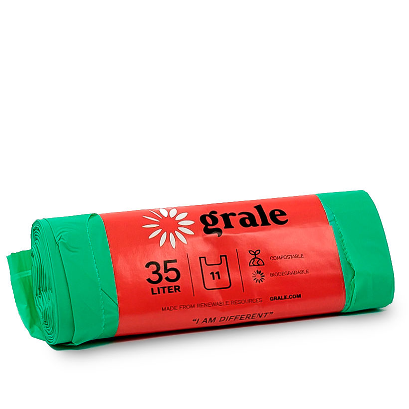 Avfallspåse med handtag