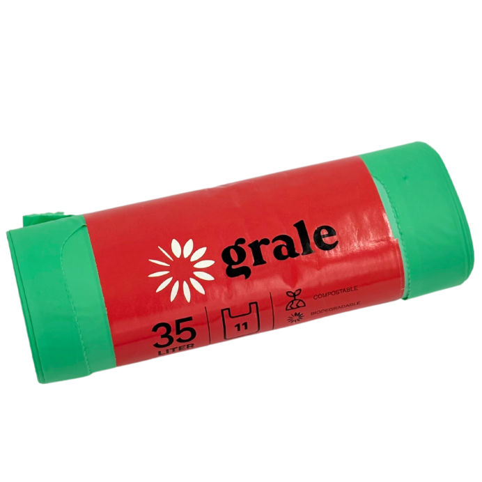 Avfallspåse med handtag