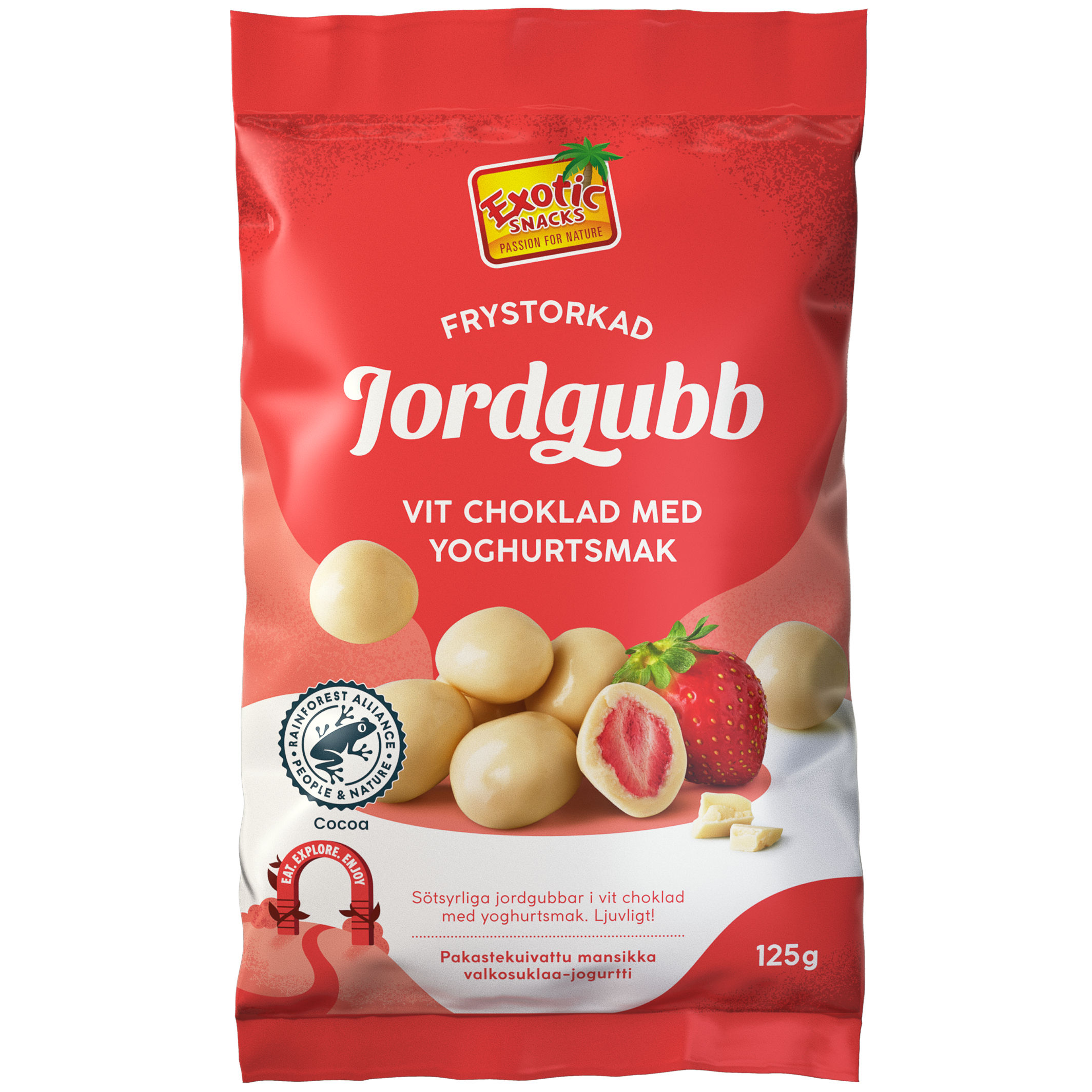 Frystorkad Jordgubb