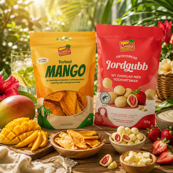 Ett förslag på produkt för de som vill sälja torkad frukt med klassen eller laget