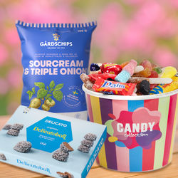 Kakor, godis & chips