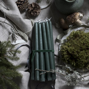 Bild på produkten Antikljus Mörkgrön som ni tjänar 30kr + bonus på att sälja