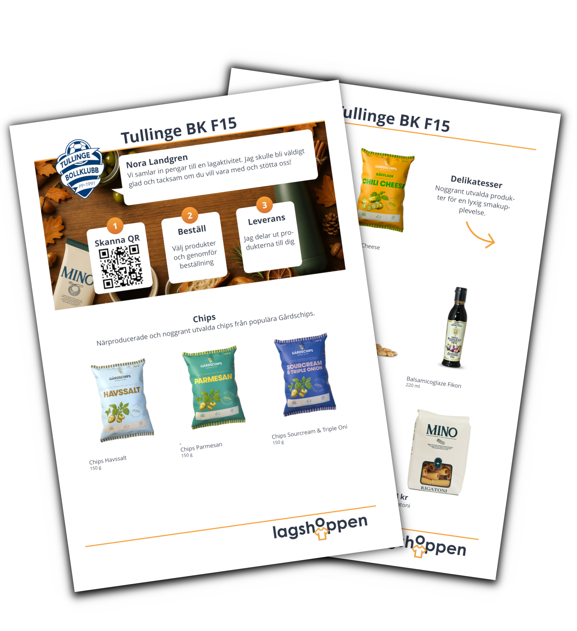 Tjäna pengar till klassresan med säljblad