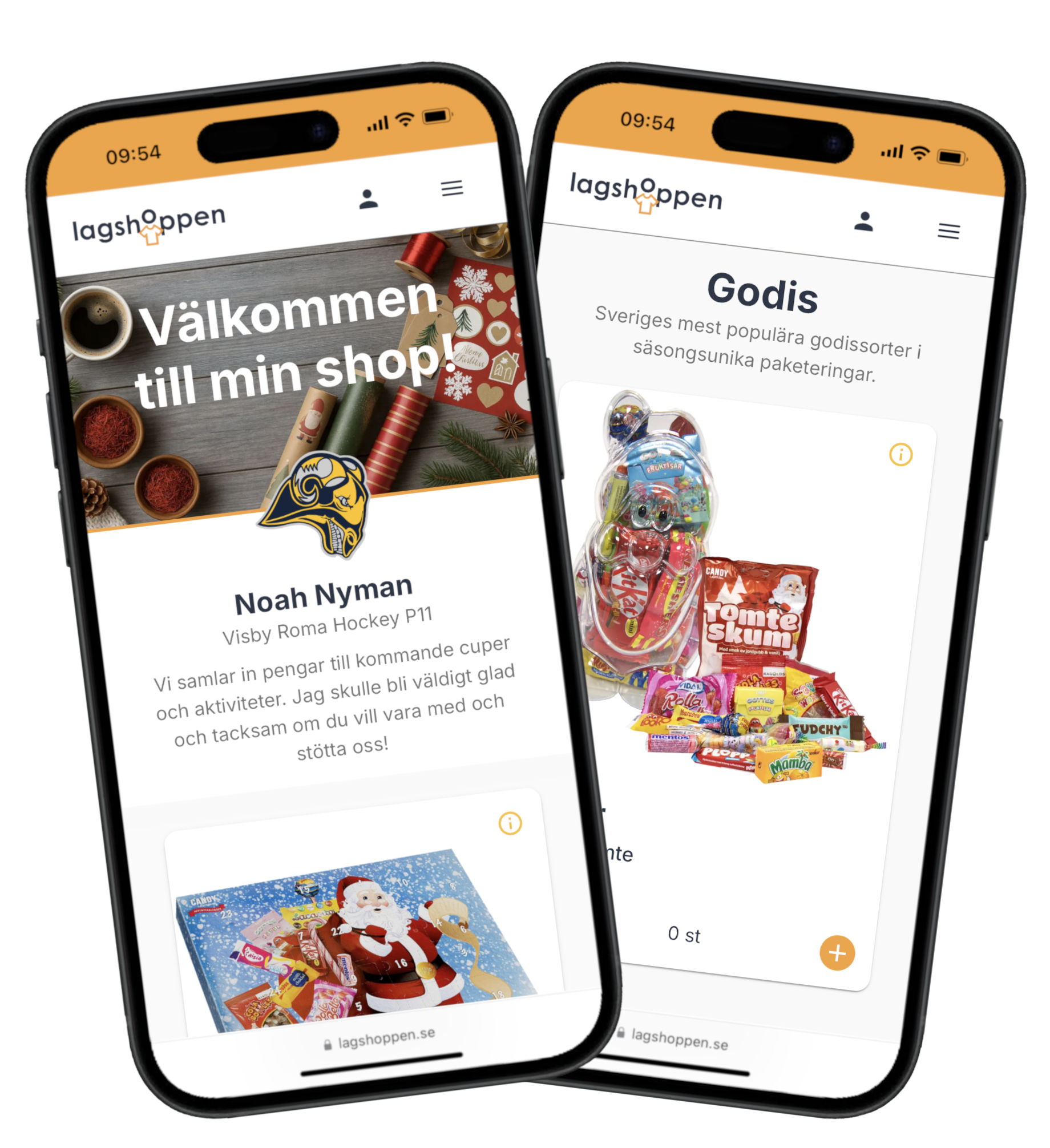 Sälja julsaker med klassen