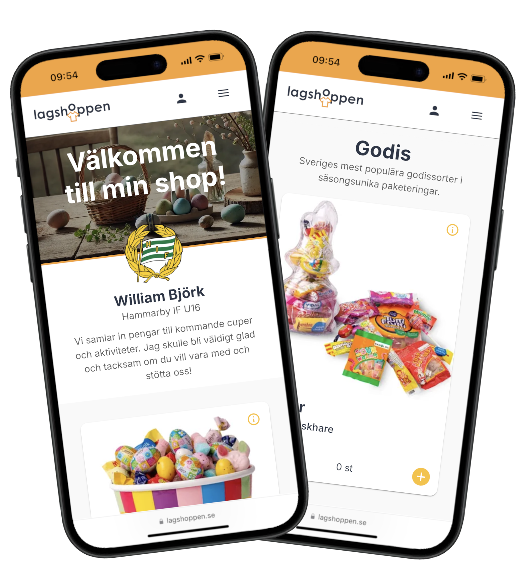 Sälja påskgodis med klassen och laget digitalt