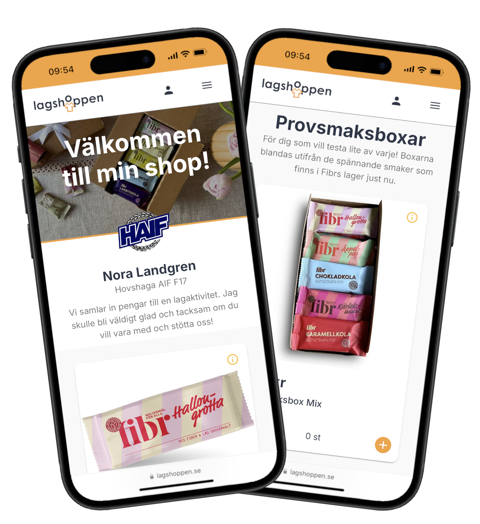 Sälja bars med klassen eller laget