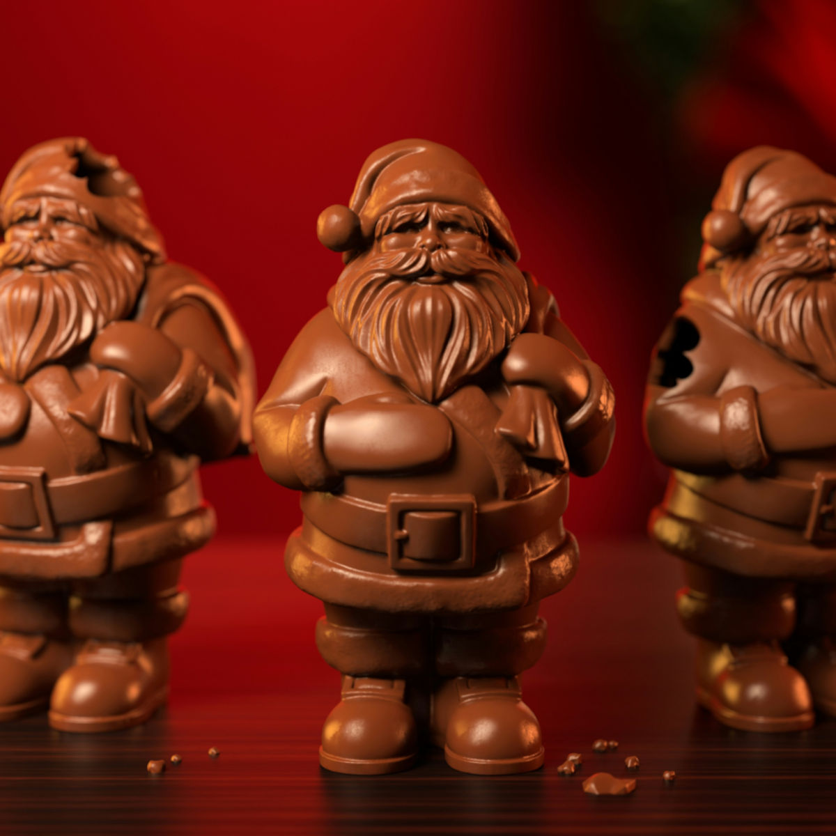 Chokladtomtar, en chokladprodukt framtagen för försäljning inför jul