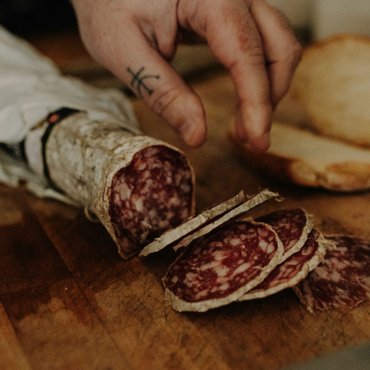 Ett förslag på produkt för de som vill sälja salami med klassen eller laget