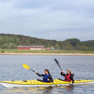 Kajak vid Hafsten