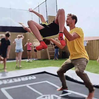 Trampolinparken på Tjörnbro Arena